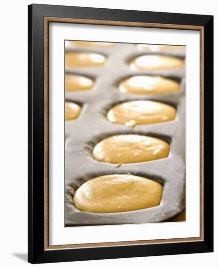 Unbaked Lemon Madeleines in the Baking Tin-Alain Caste-Framed Photographic Print