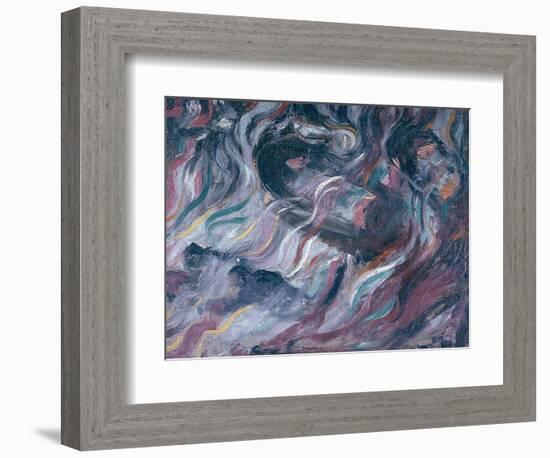 Uncertainties I, The Farewells 1911-Umberto Boccioni-Framed Giclee Print