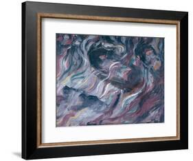 Uncertainties I, The Farewells 1911-Umberto Boccioni-Framed Giclee Print