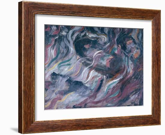 Uncertainties I, The Farewells 1911-Umberto Boccioni-Framed Giclee Print