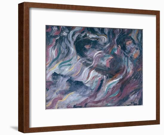 Uncertainties I, The Farewells 1911-Umberto Boccioni-Framed Giclee Print