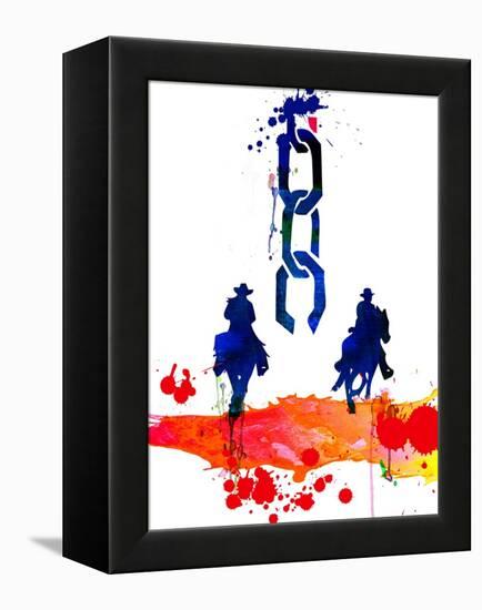 Unchained Watercolor-Lora Feldman-Framed Stretched Canvas