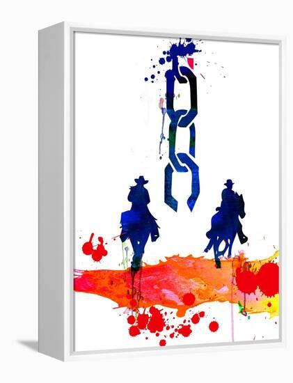 Unchained Watercolor-Lora Feldman-Framed Stretched Canvas