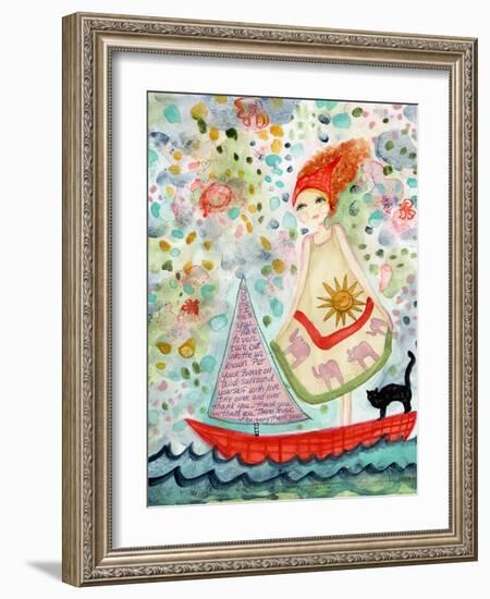 Uncharted Territory-Wyanne-Framed Giclee Print