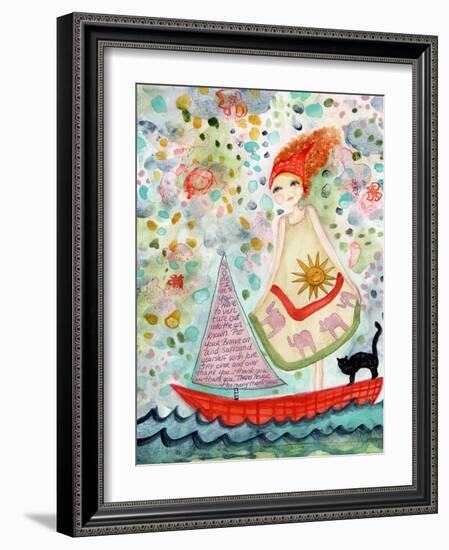 Uncharted Territory-Wyanne-Framed Giclee Print