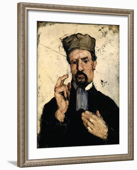 Uncle Dominique as a Lawyer, 1866-Paul Cézanne-Framed Giclee Print