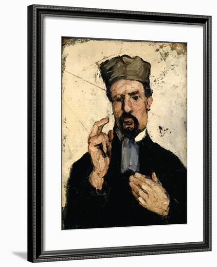 Uncle Dominique as a Lawyer, 1866-Paul Cézanne-Framed Giclee Print