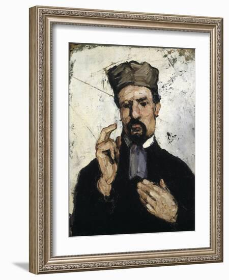 Uncle Dominique as a Lawyer-Paul Cézanne-Framed Art Print