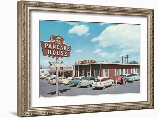 Uncle John's Pancake House-null-Framed Art Print