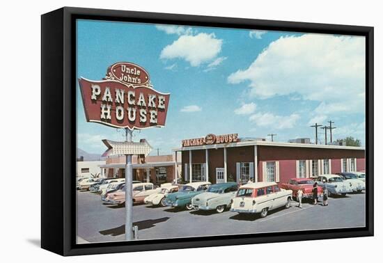 Uncle John's Pancake House-null-Framed Stretched Canvas