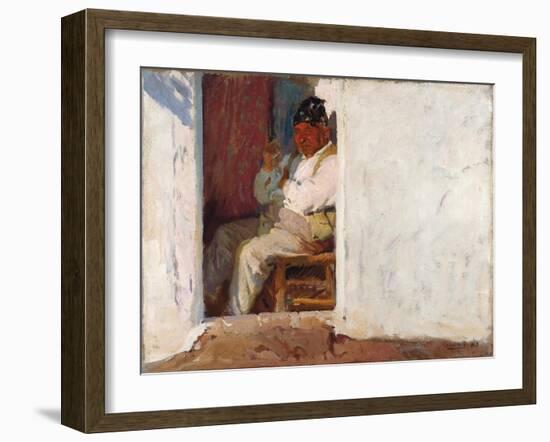 Uncle Pancha; El Tio Pancha, 1907-Joaquin Sorolla y Bastida-Framed Giclee Print