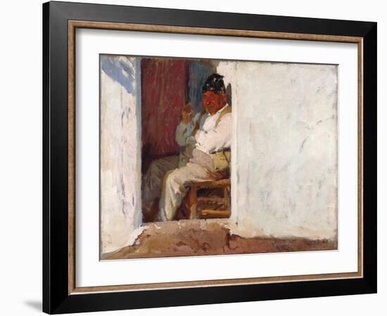 Uncle Pancha; El Tio Pancha, 1907-Joaquin Sorolla y Bastida-Framed Giclee Print