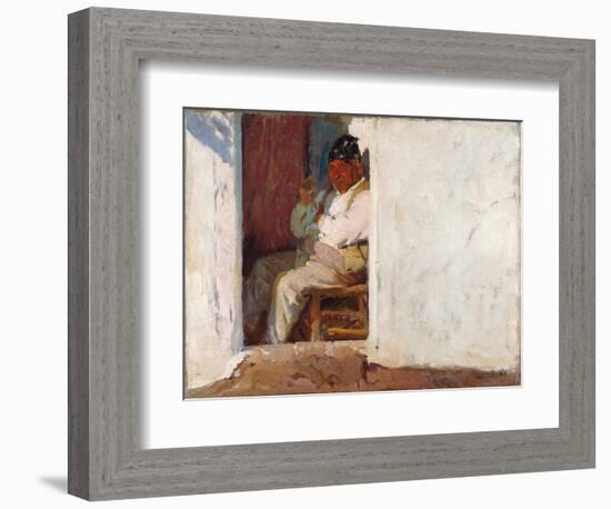 Uncle Pancha; El Tio Pancha, 1907-Joaquin Sorolla y Bastida-Framed Giclee Print