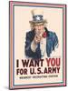 Uncle Sam: I Want You for U.S. Army-Vintage Reproduction-Mounted Giclee Print