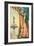 Uncle Sam Viewing Statue of Liberty-null-Framed Premium Giclee Print