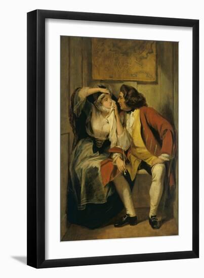 Uncle Toby and the Widow Wadman-Charles Robert Leslie-Framed Giclee Print