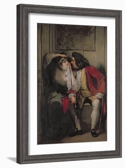 Uncle Toby and Widow Wadman-Charles Robert Leslie-Framed Giclee Print