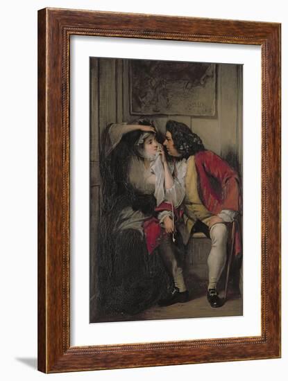 Uncle Toby and Widow Wadman-Charles Robert Leslie-Framed Giclee Print