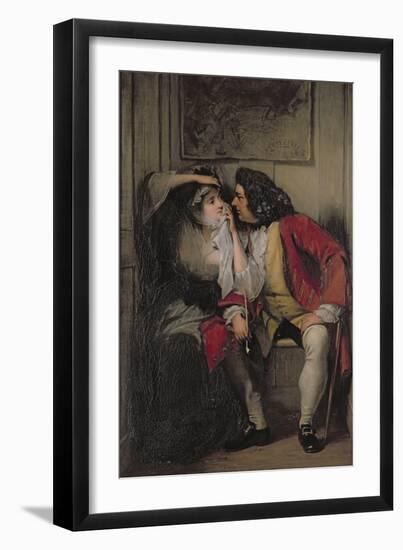 Uncle Toby and Widow Wadman-Charles Robert Leslie-Framed Giclee Print