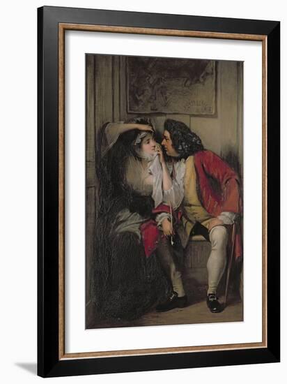 Uncle Toby and Widow Wadman-Charles Robert Leslie-Framed Giclee Print