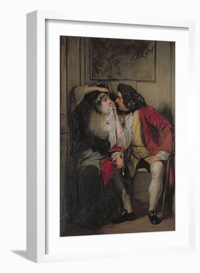 Uncle Toby and Widow Wadman-Charles Robert Leslie-Framed Giclee Print