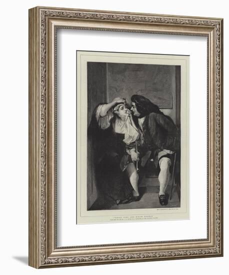 Uncle Toby and Widow Wadman-Charles Robert Leslie-Framed Giclee Print