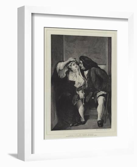 Uncle Toby and Widow Wadman-Charles Robert Leslie-Framed Giclee Print