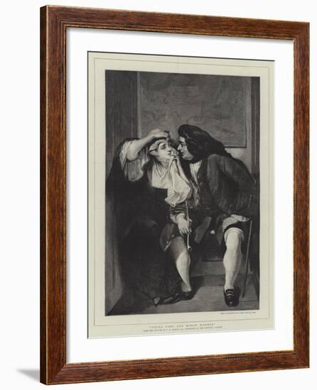 Uncle Toby and Widow Wadman-Charles Robert Leslie-Framed Giclee Print