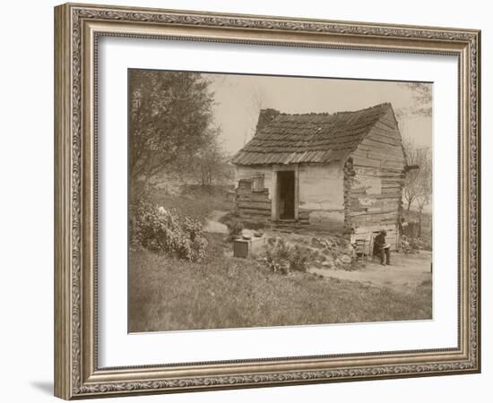 Uncle Tom's Cabin, c.1900-American School-Framed Photographic Print