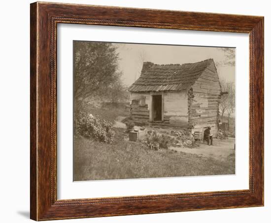 Uncle Tom's Cabin, c.1900-American School-Framed Photographic Print