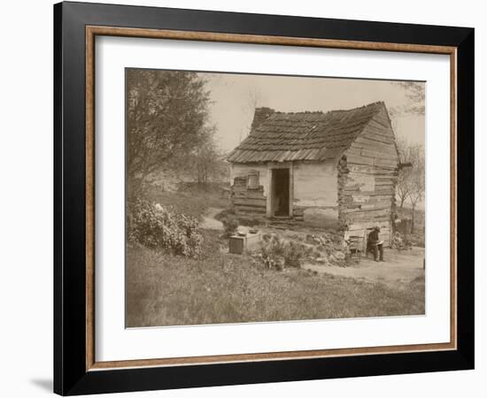 Uncle Tom's Cabin, c.1900-American School-Framed Photographic Print