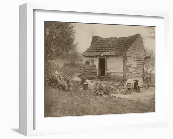 Uncle Tom's Cabin, c.1900-American School-Framed Photographic Print