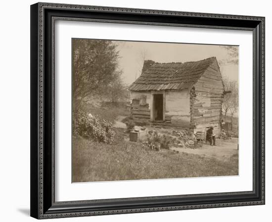 Uncle Tom's Cabin, c.1900-American School-Framed Photographic Print