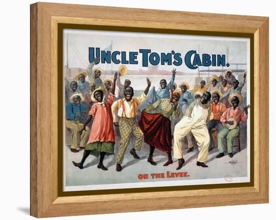 Uncle Tom's Cabin, C1899-null-Framed Premier Image Canvas