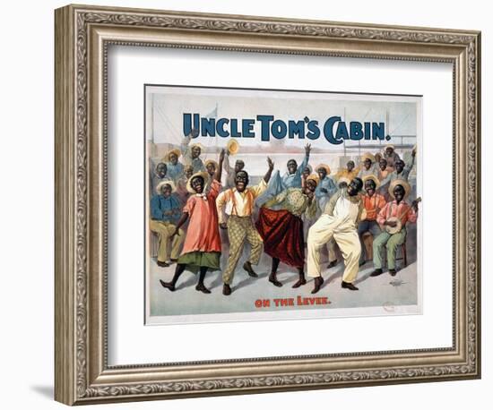 Uncle Tom's Cabin, C1899-null-Framed Giclee Print