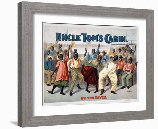 Uncle Tom's Cabin, C1899-null-Framed Giclee Print