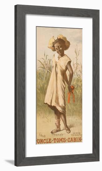 Uncle Tom's Cabin, Topsy, 1886-null-Framed Giclee Print