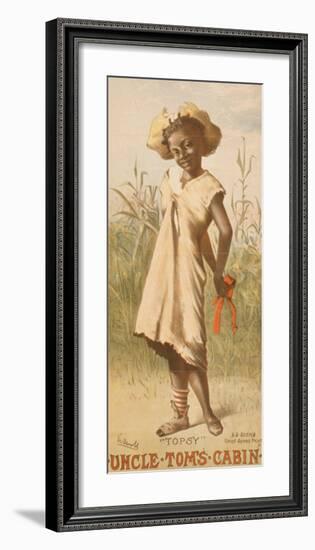 Uncle Tom's Cabin, Topsy, 1886-null-Framed Giclee Print