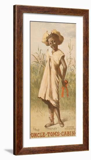 Uncle Tom's Cabin, Topsy, 1886-null-Framed Giclee Print