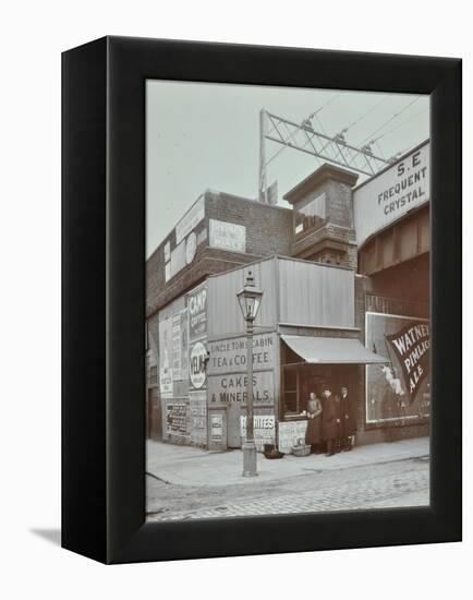 Uncle Toms Cabin Tea Stall, Wandsworth Road, London, 1909-null-Framed Premier Image Canvas