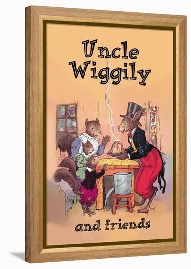 Uncle Wiggily and Friends: Pudding-null-Framed Stretched Canvas