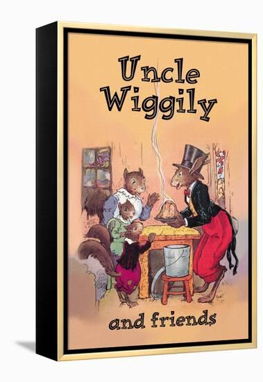 Uncle Wiggily and Friends: Pudding-null-Framed Stretched Canvas