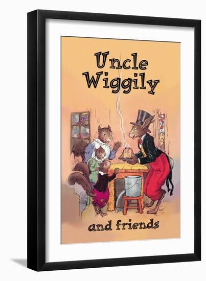 Uncle Wiggily and Friends: Pudding-null-Framed Art Print