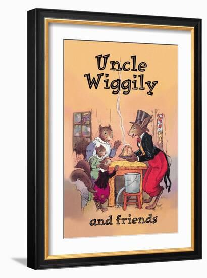 Uncle Wiggily and Friends: Pudding-null-Framed Art Print