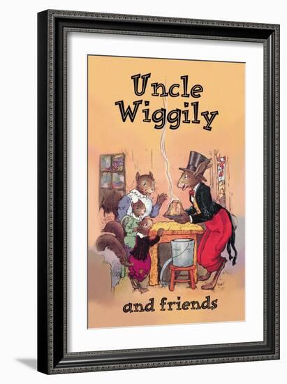 Uncle Wiggily and Friends: Pudding-null-Framed Art Print