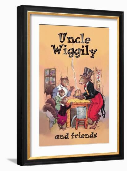 Uncle Wiggily and Friends: Pudding-null-Framed Art Print