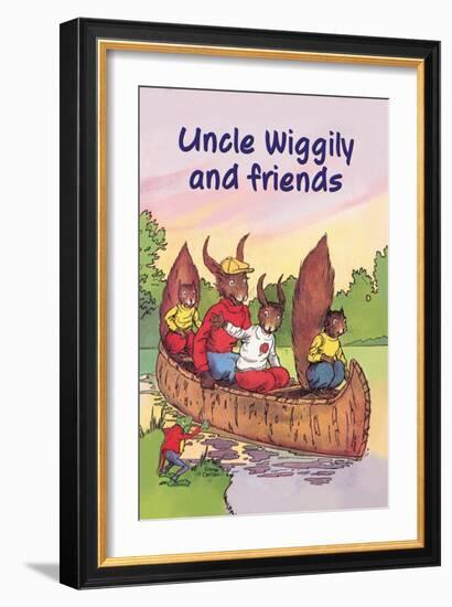 Uncle Wiggily and Friends: The Canoe Trip-null-Framed Art Print