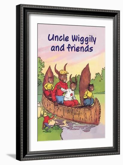 Uncle Wiggily and Friends: The Canoe Trip-null-Framed Art Print