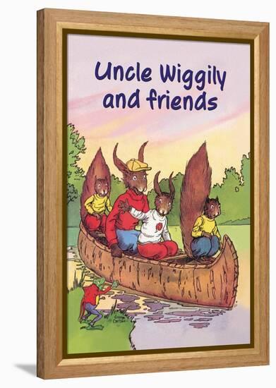 Uncle Wiggily and Friends: The Canoe Trip-null-Framed Stretched Canvas