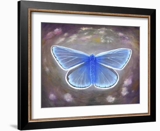 Uncommon Blue, 2015-Helen White-Framed Giclee Print